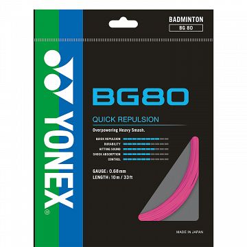 Yonex BG 80 Neon Pink - Box